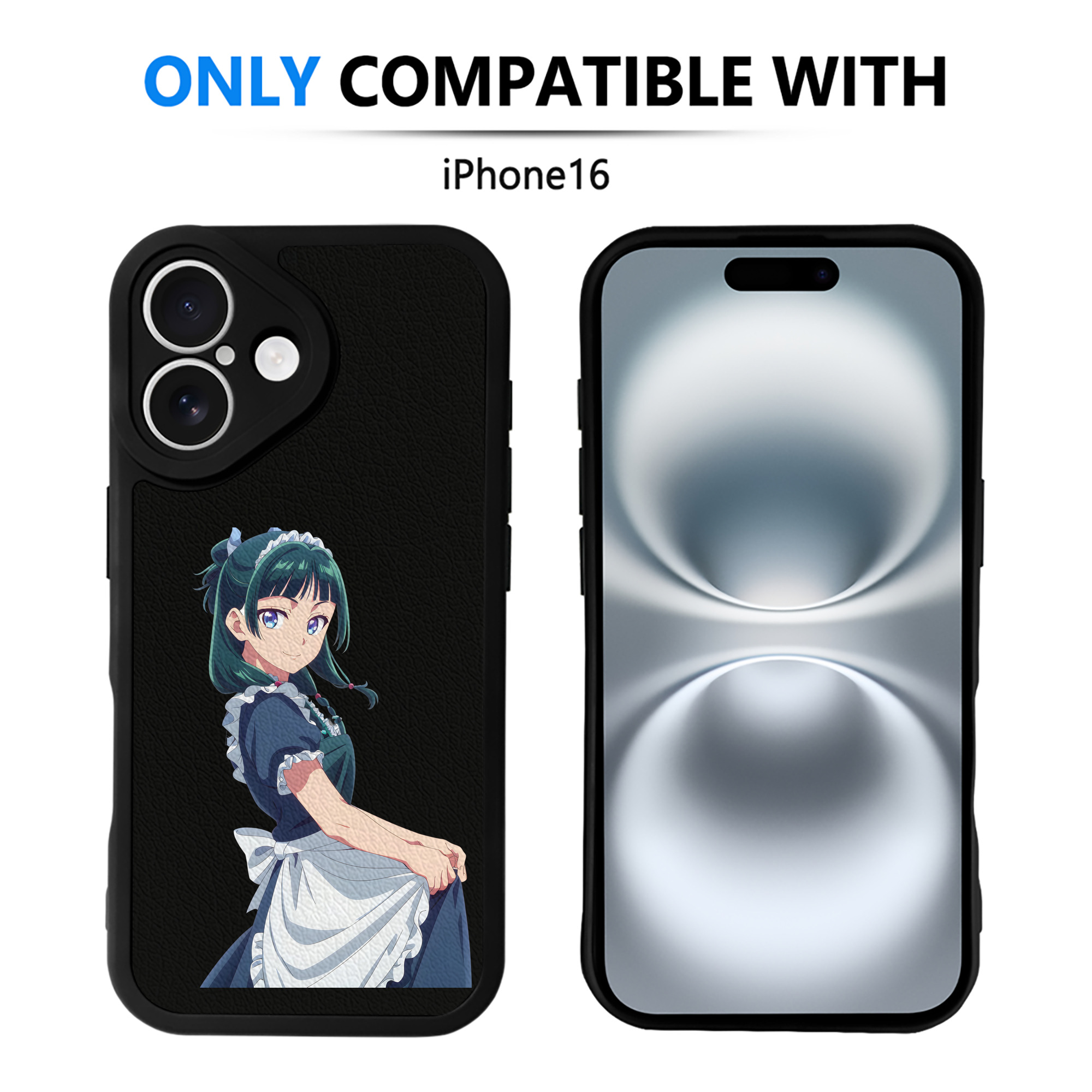 薬屋のひとりごと The Apothecary Diaries 【iPhone 16シリーズ対応】シリコンスマホケース（レザー調） 材質：シリコン